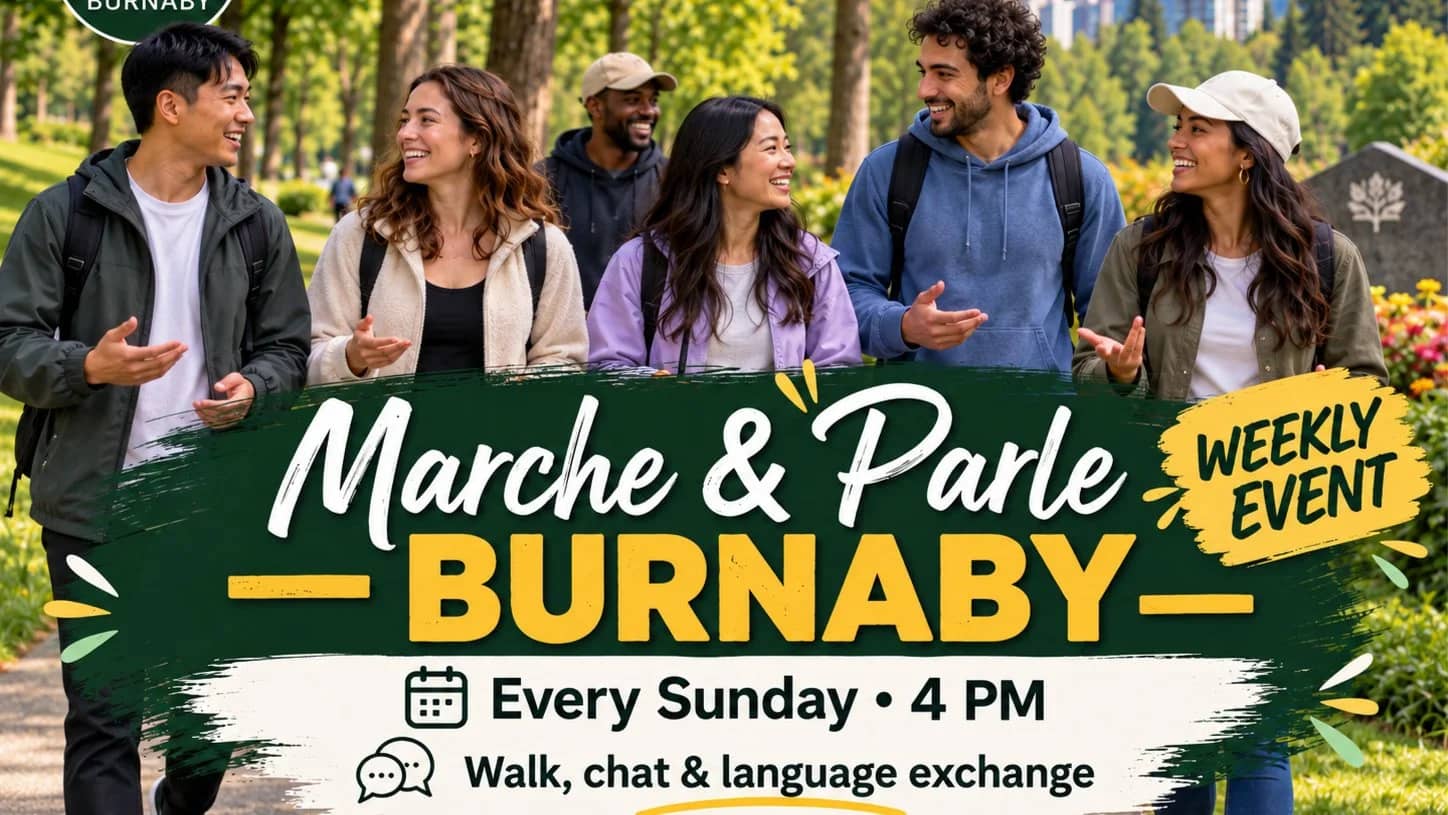 🌿 First Marche & Parle Meetup – Central Park, Burnaby