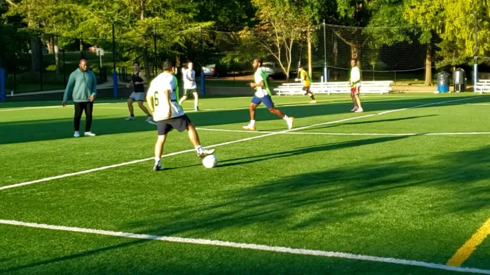 Sunday soccer at MURCH Elementary School