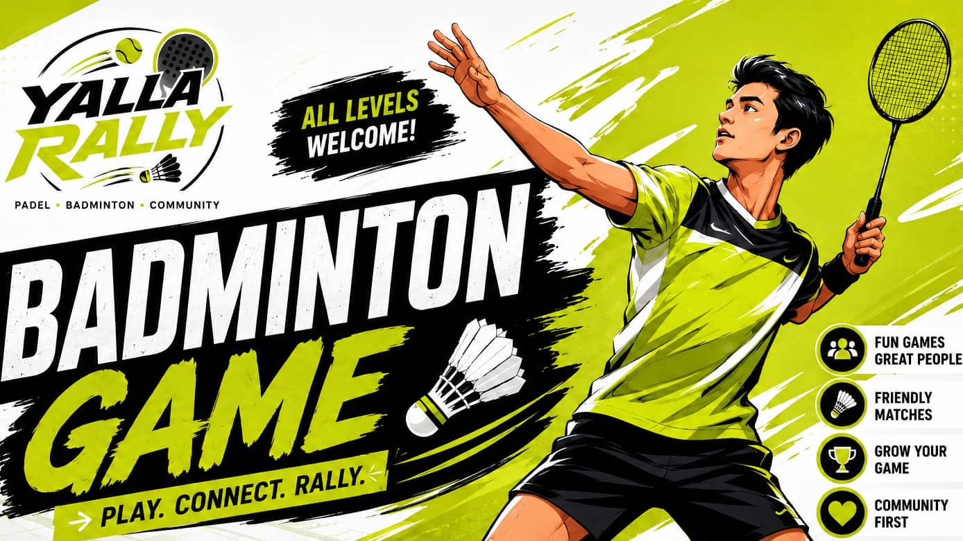 MIXED DOUBLES BADMINTON GAMES @AL QUOZ (8-10pm)