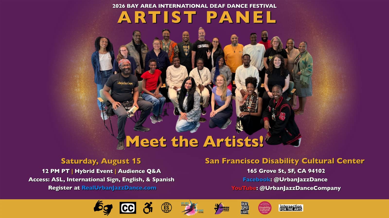 Join Us For BAIDDF Artist Panel Sat Aug. 15th at 12PM!!