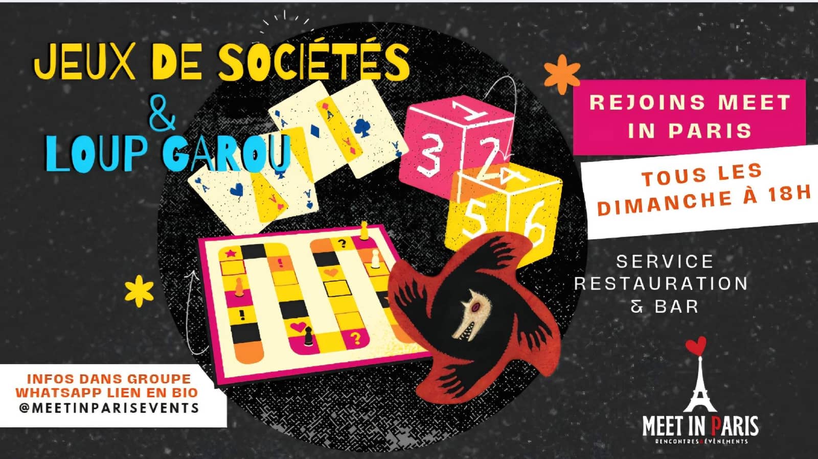 LOUP GAROU & JEUX 🐺🎲🃏