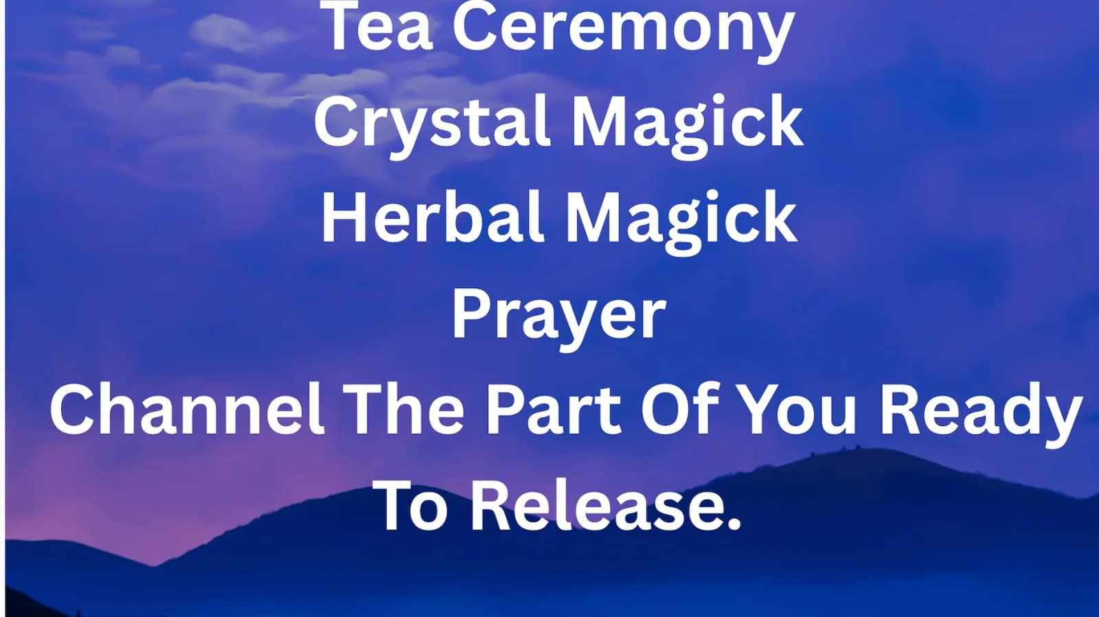 The Dark Moon Ceremony of Release