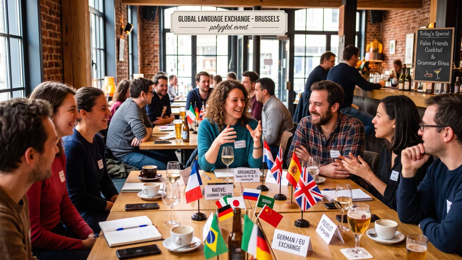 Babel & Bubbles: The Polyglot Lounge
