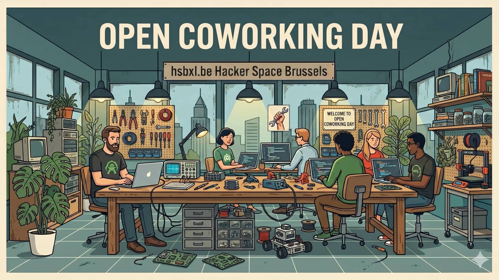 Open Coworking Day: Join and Cowork on Your Projects