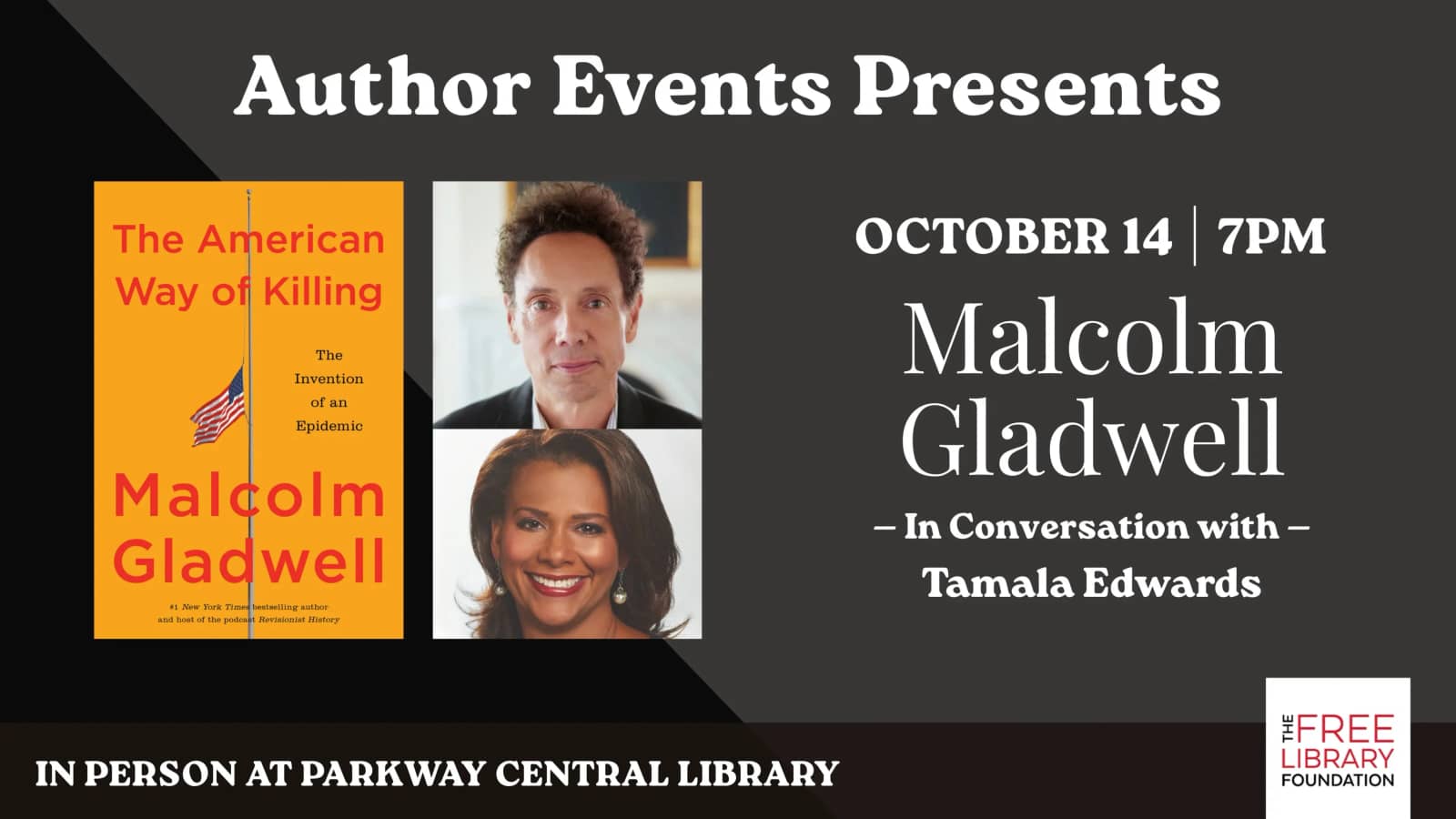 Free Library Event: Malcolm Gladwell, "The American Way of Killing"
