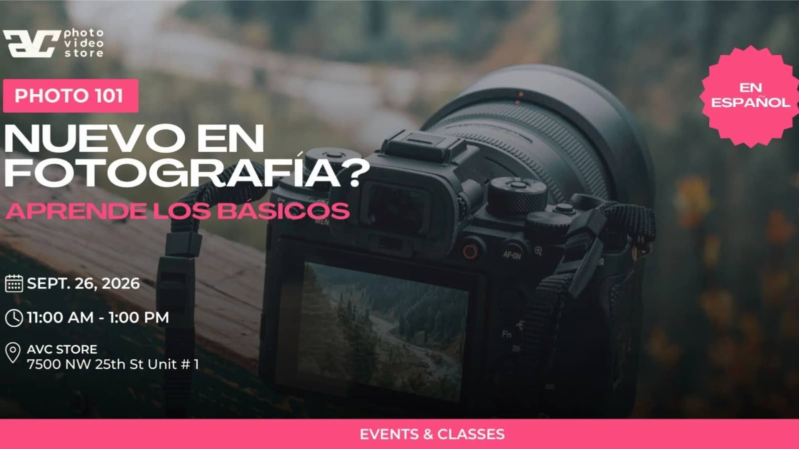 Photography Class 101