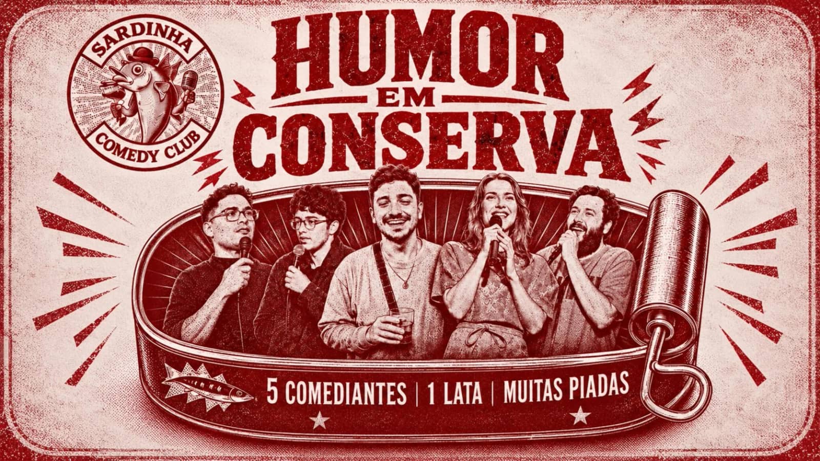 Stand-up: HUMOR EM CONSERVA (link para os bilhetes na descrição)