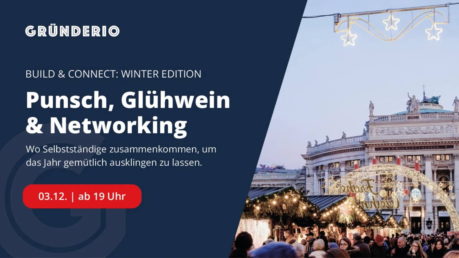 Build & Connect Meetup: Punschtrinken