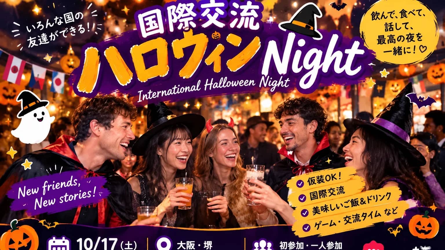 国際交流ハロウィンDay1 🎃
