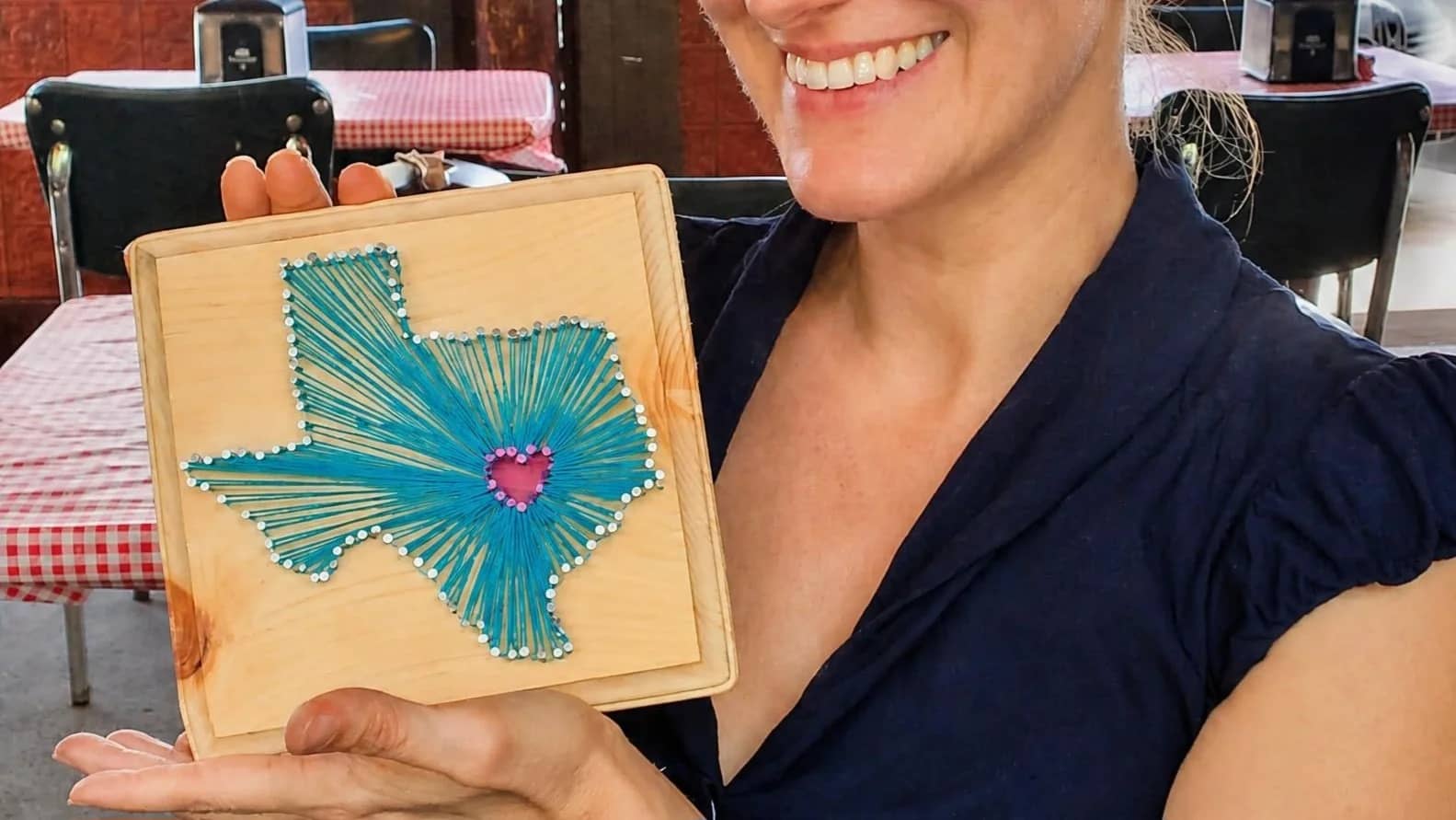 "I LOVE ATX" String Art
