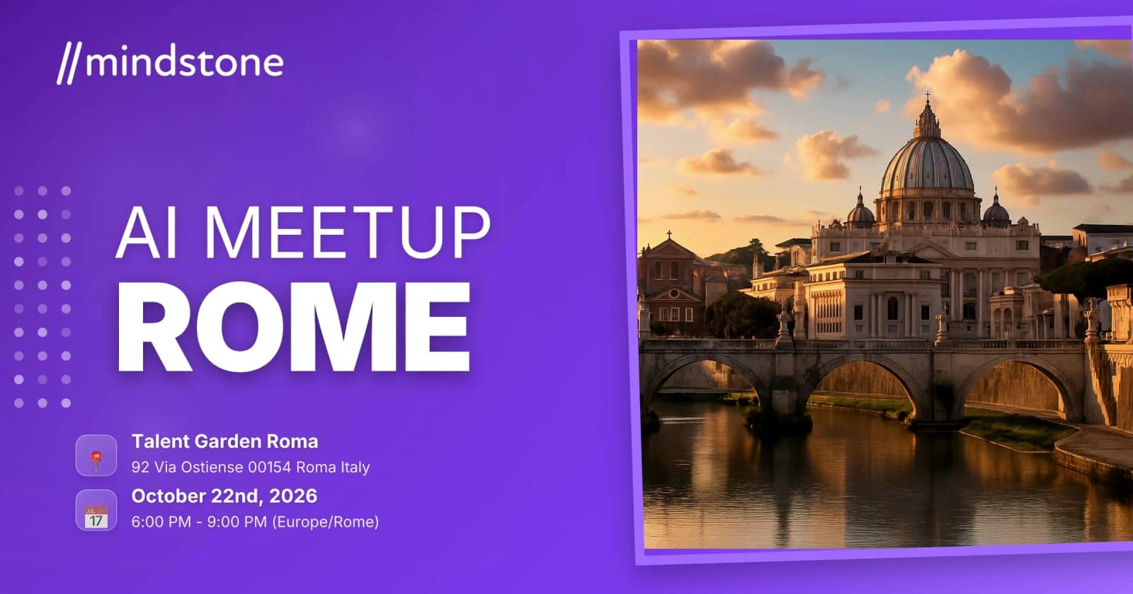 Mindstone Rome October AI Meetup