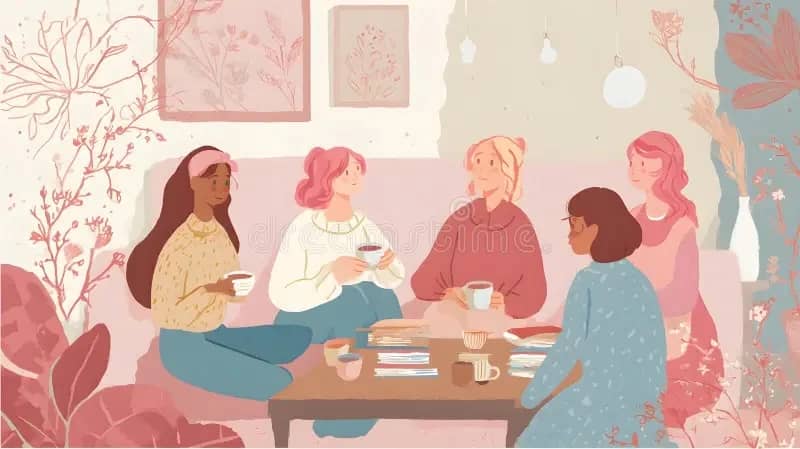 Tea and puzzle time at Posh coffee shop