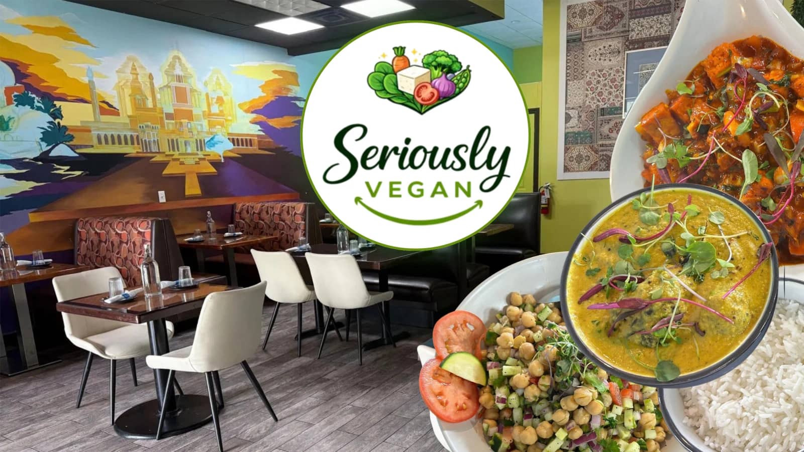 Dinner at Seriously Vegan!