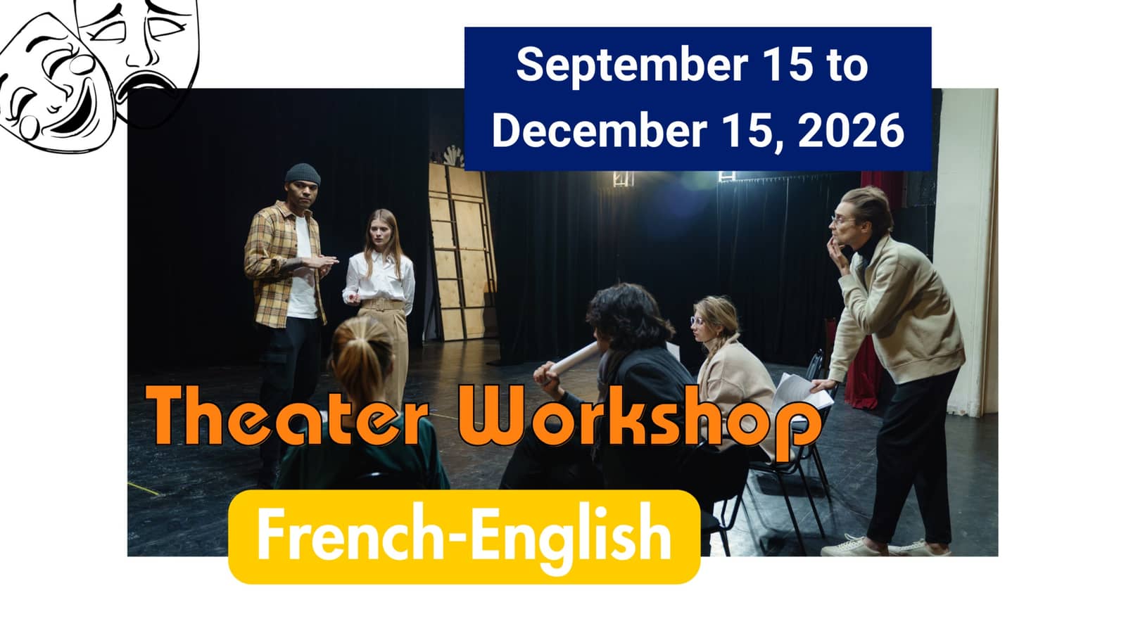 🎭🍁 French English Theatre Workshop (Tuesday)