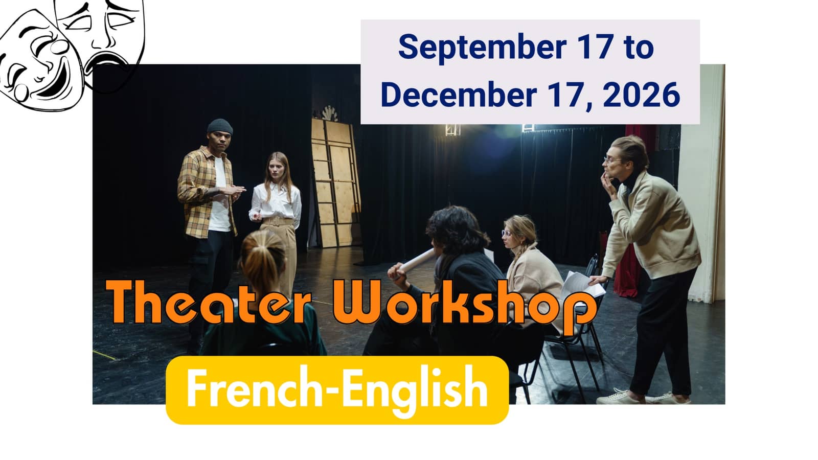 🎭🍁 French English Theatre Workshop (Thursday)