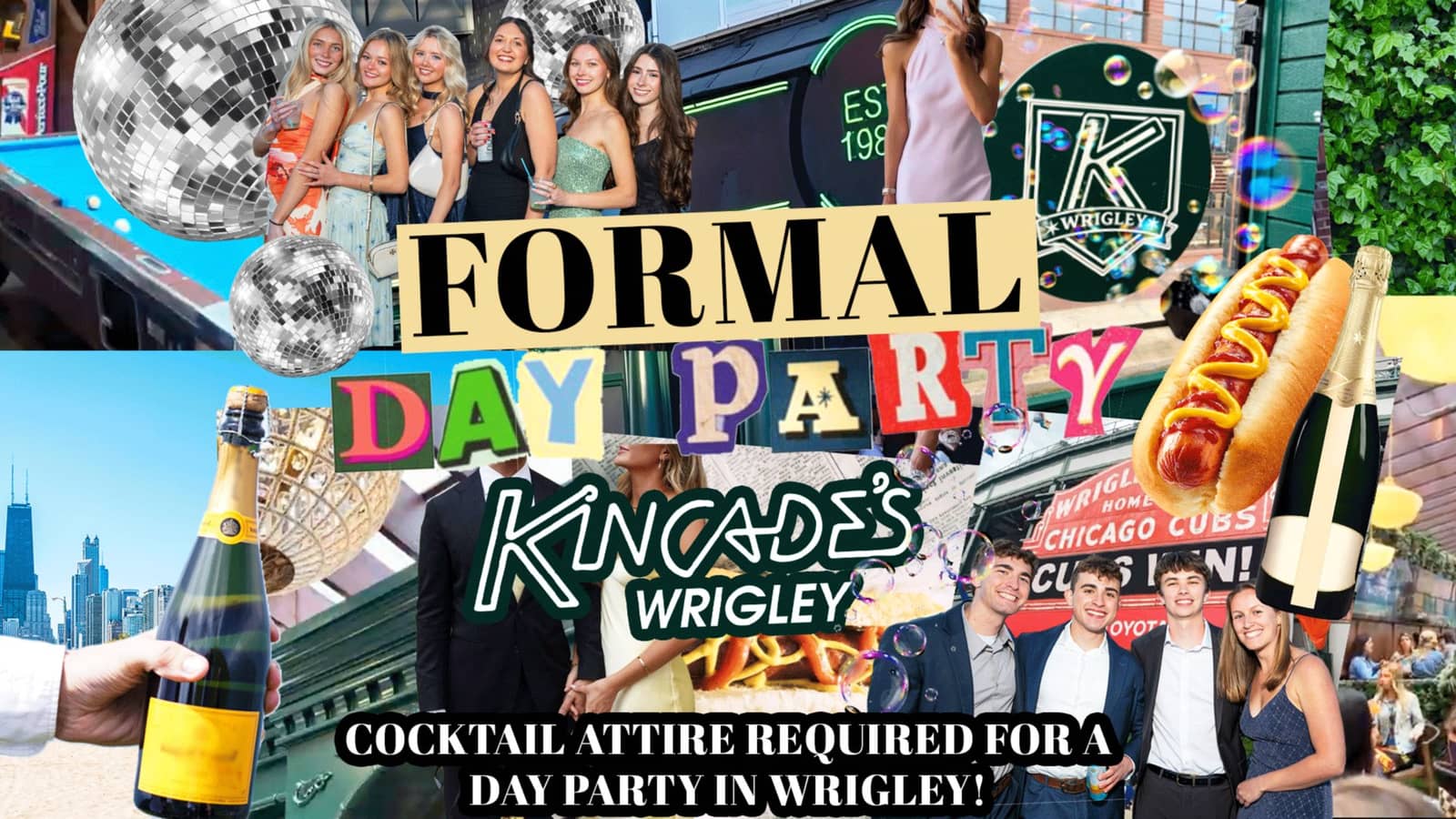 Formal Day Party at Kincade's: Cocktail Attire, Hot Dogs & Day Drinking