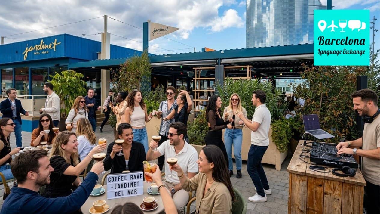 The Friday Language Exchange at Jardinet del Mar