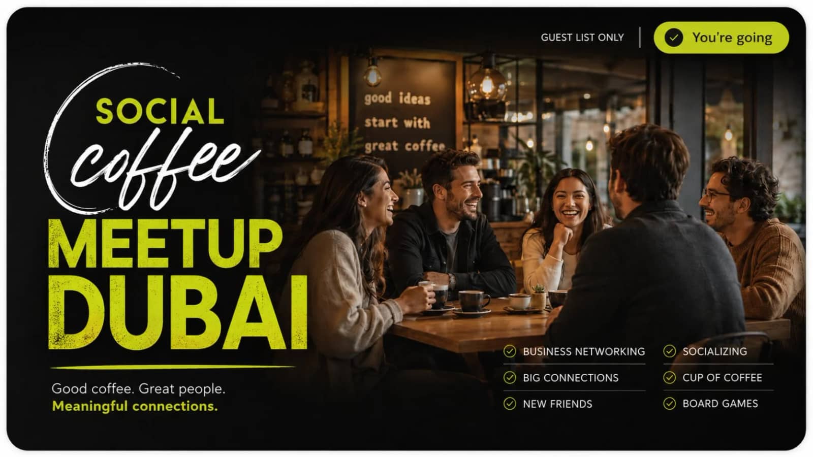 The Social Coffee Meetup | Dubai