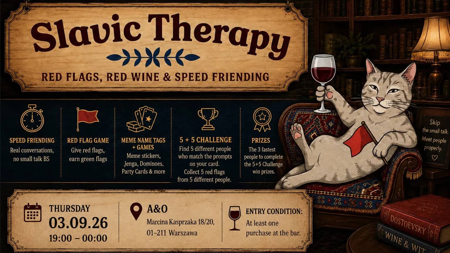 Slavic Therapy | Warsaw Speed Friending