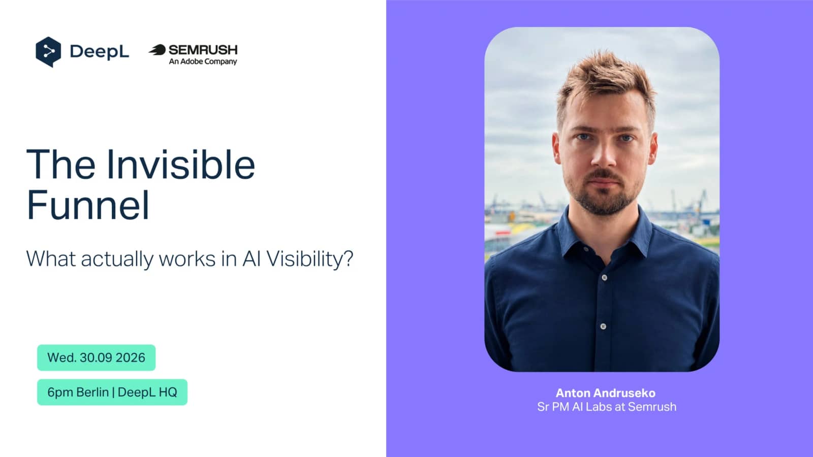 The Invisible Funnel: What actually works in AI Visibility | DeepL x Semrush