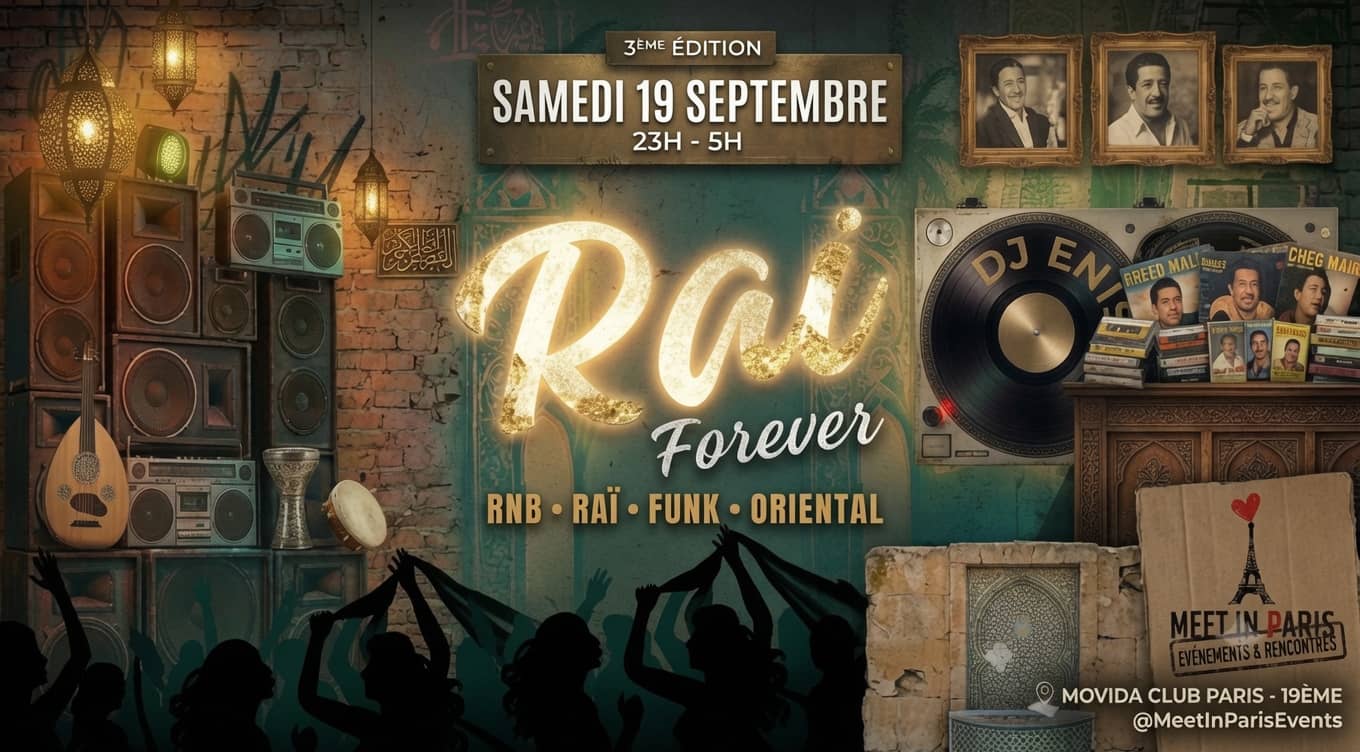 RAÏ'n'B FOREVER🎧💚🌙💃🏻PARTY 19 Septembre