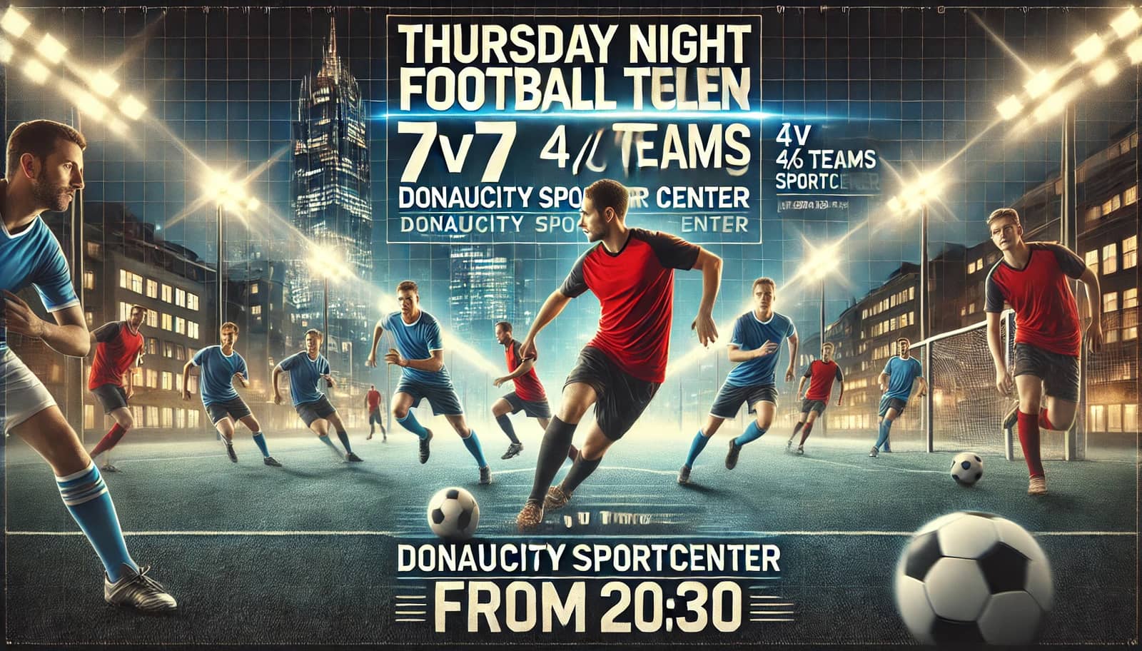 THURSDAY👋⚽FOOTBALL FRIENDLY 20:30-22:00 (Donaucity) w/ SORIN & Video Highlights