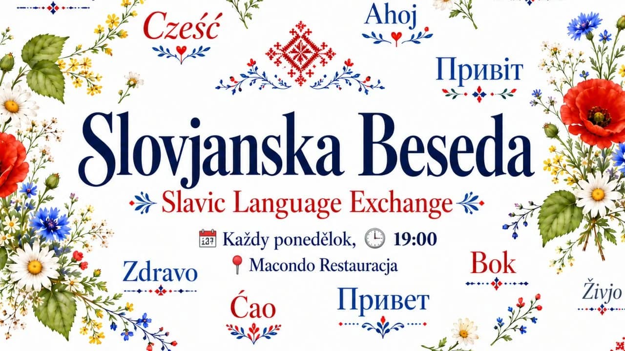 🌼🌸 Slavic Language Exchange 💬🇵🇱🇺🇦🇷🇺🇷🇸🇭🇷🇨🇿