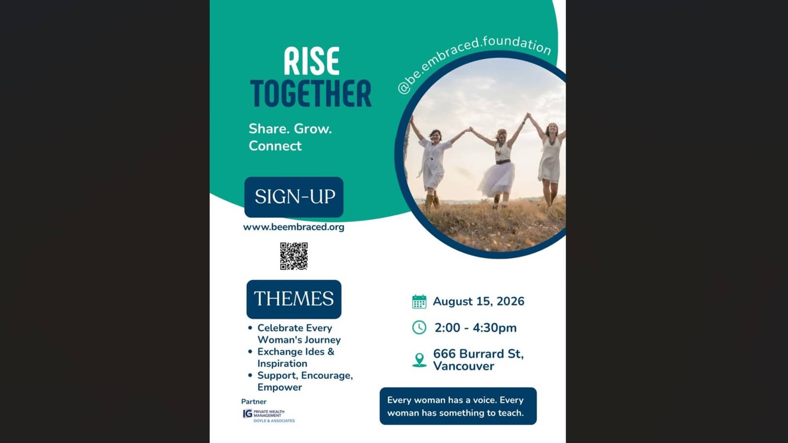 Rise Together-Connect • Share • Grow