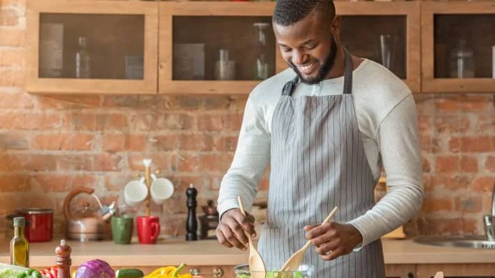 Just For Men Vegan Cooking Class