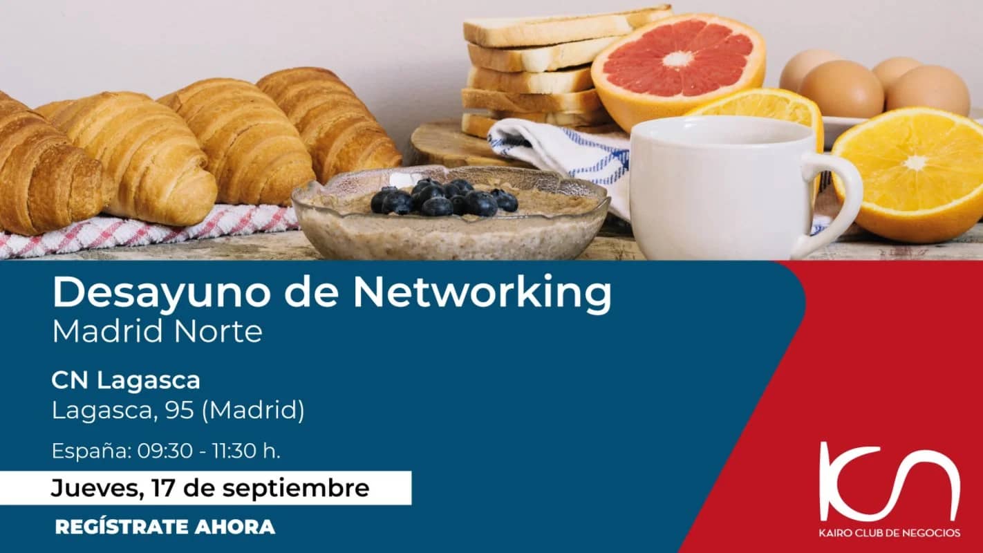 Eat & Meet KCN Desayuno Networking Madrid Norte - 17 de septiembre