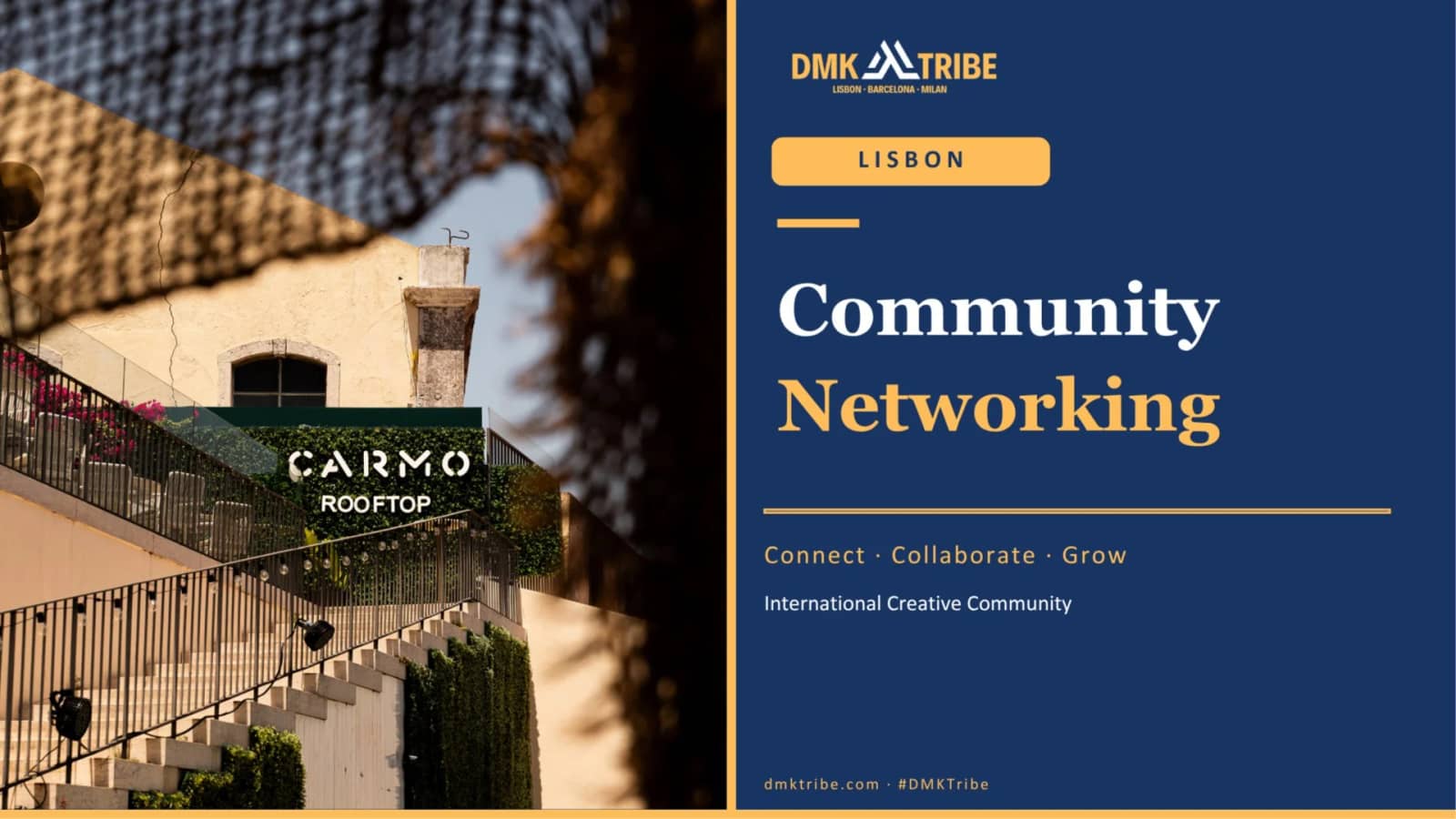 LISBON: Networking & Digital Marketing Tribe Meetup at Carmo Rooftop