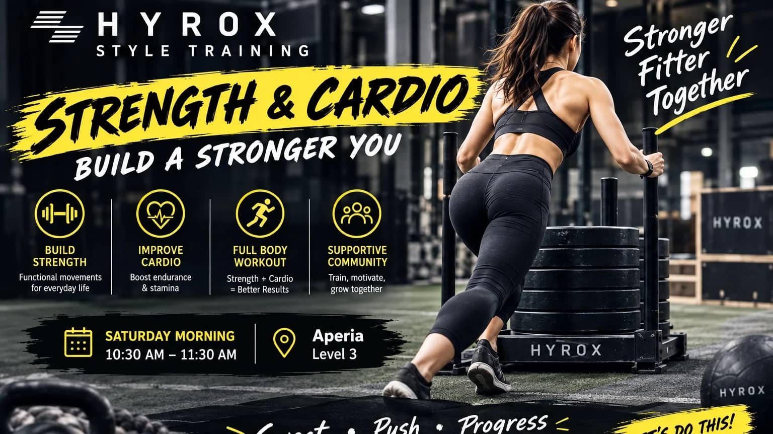 💪 HYROX-Style Training — Strength & Cardio