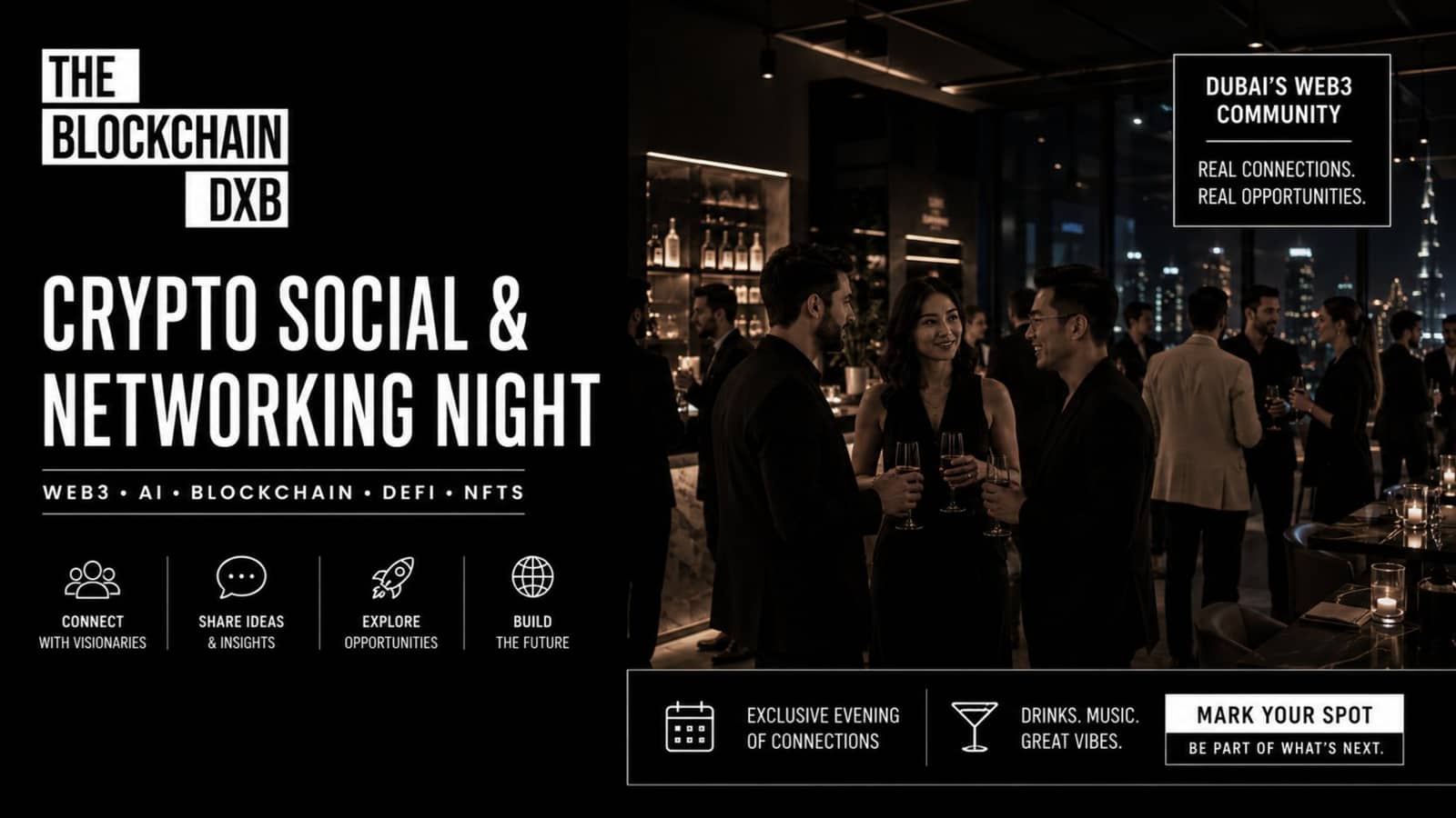 Crypto Social & Networking Night: Web3, AI, Blockchain, DeFi, NFTs