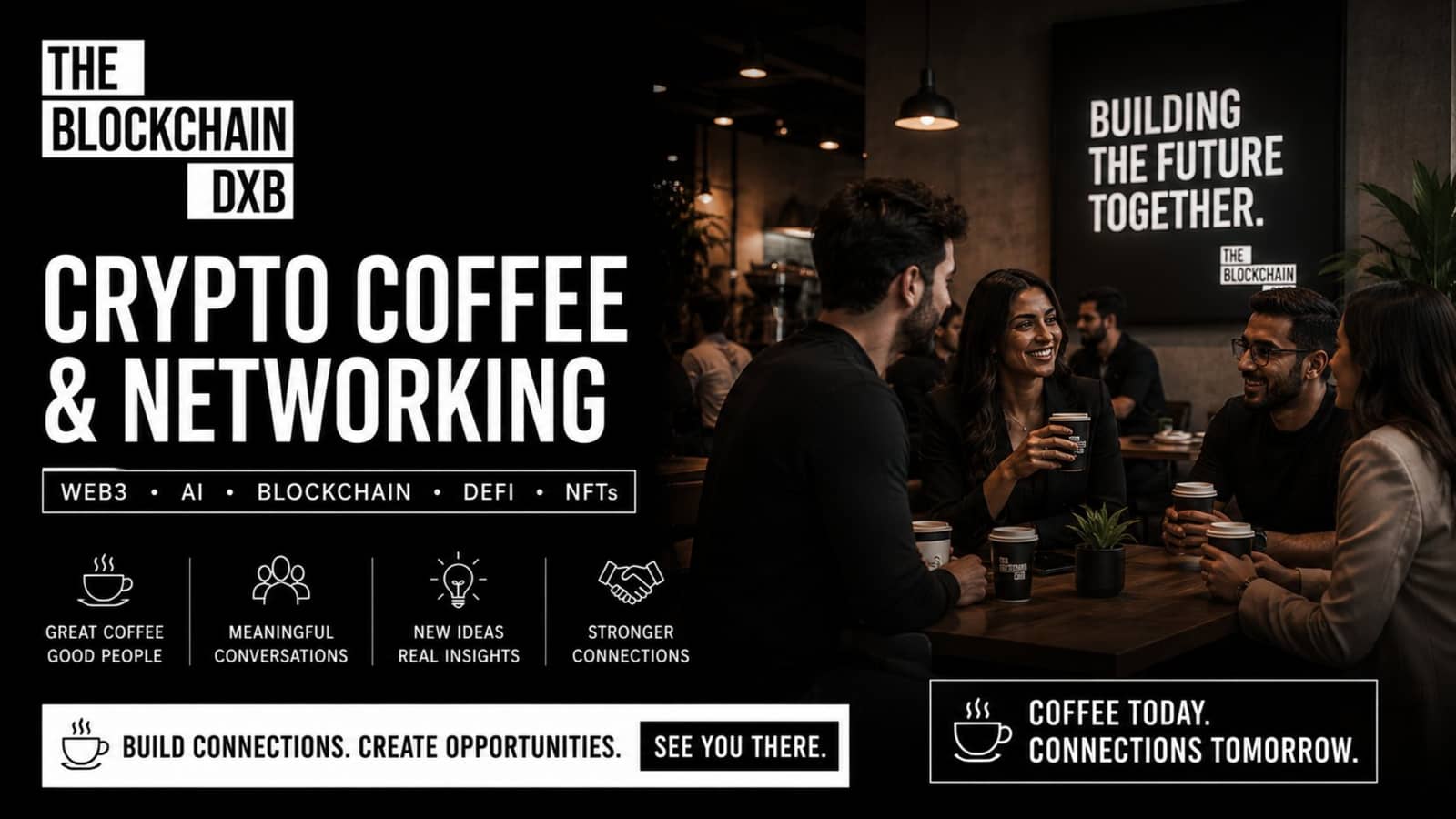 Crypto Coffee & Networking Night: Web3, AI, Blockchain, DeFi, NFTs