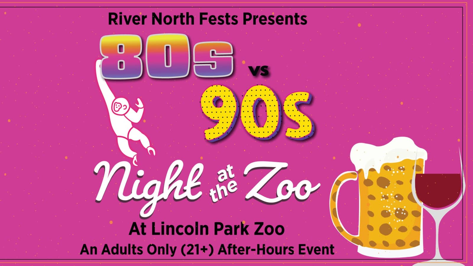 80s vs 90s Night at the Zoo - An Adults Only Evening at Lincoln Park Zoo