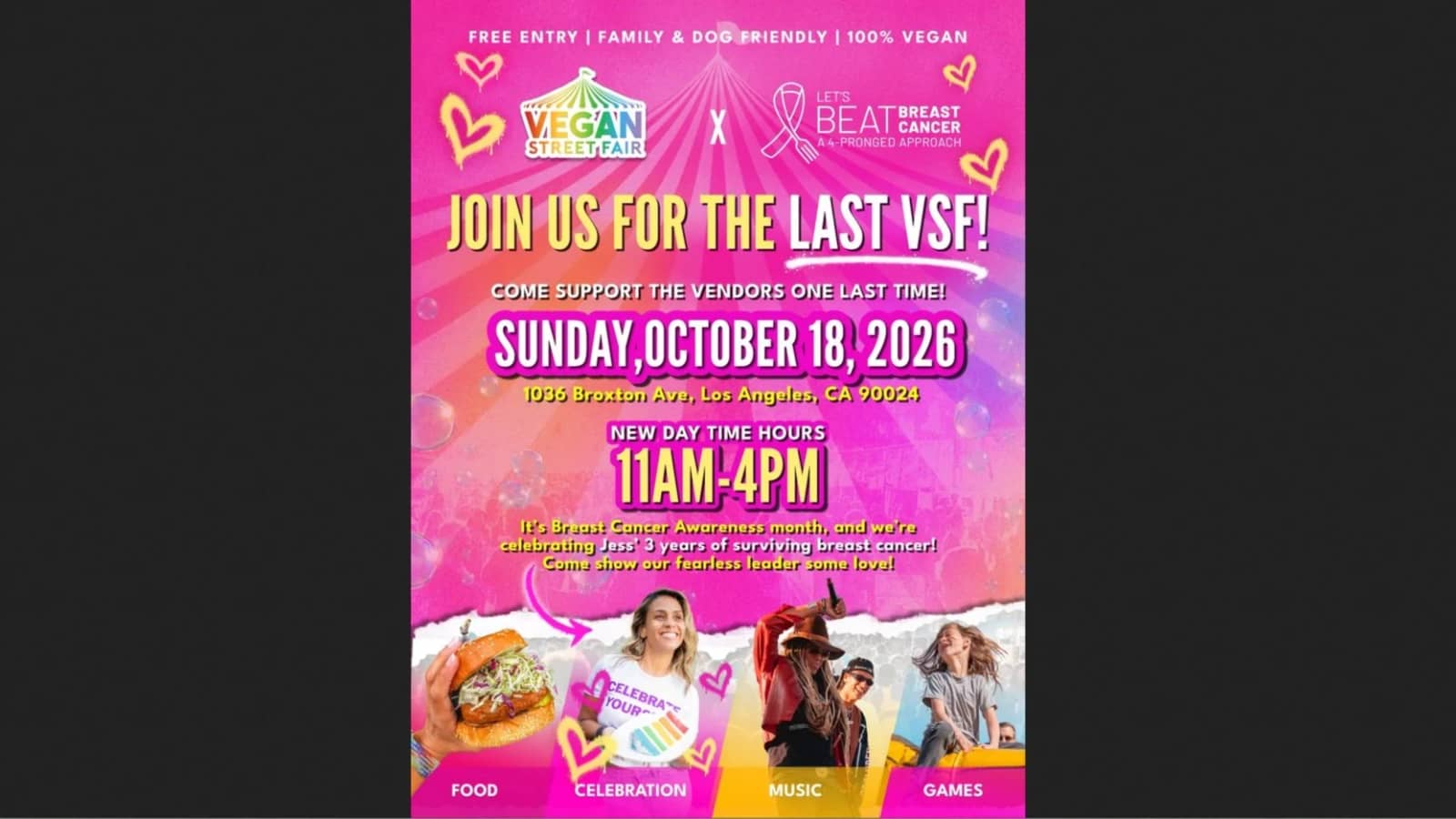 Last Vegan Street Fair!