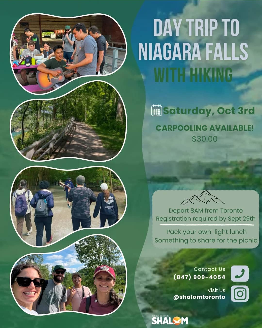 Day Trip to Niagara Falls with Hiking πΏπ§