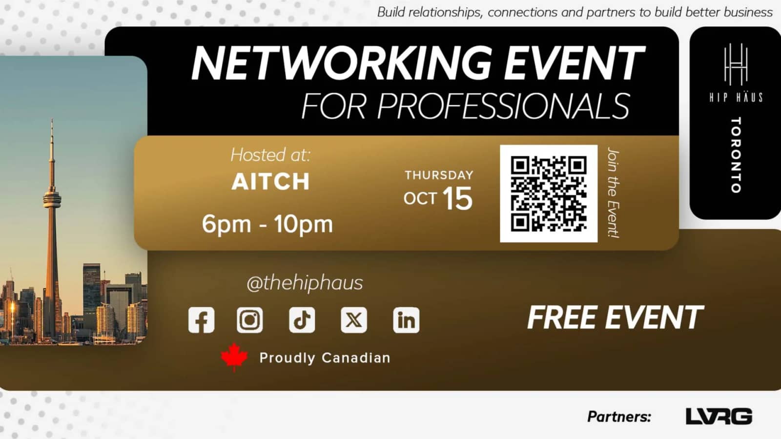 Networking Event for Professionals - Oct 15th, 2026