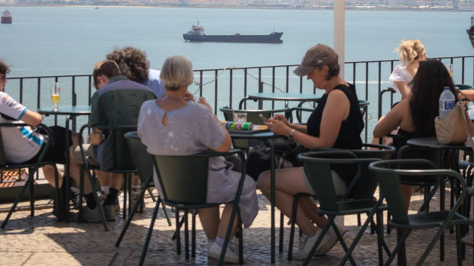 Coffee at Miradouro do Monte Agudo