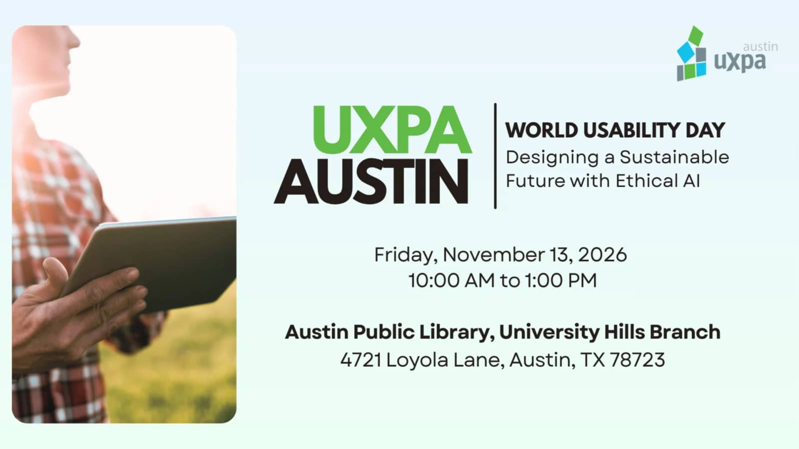 Save the Date: World Usability Day 2026
