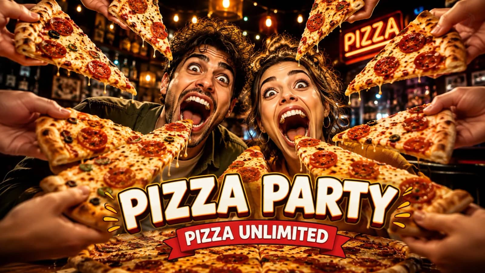 🍕 Noche de Pizza ilimitada Ⓜ️ Charonne