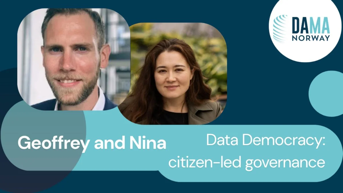 DAMA meetup: Data Democracy: citizen-led governance