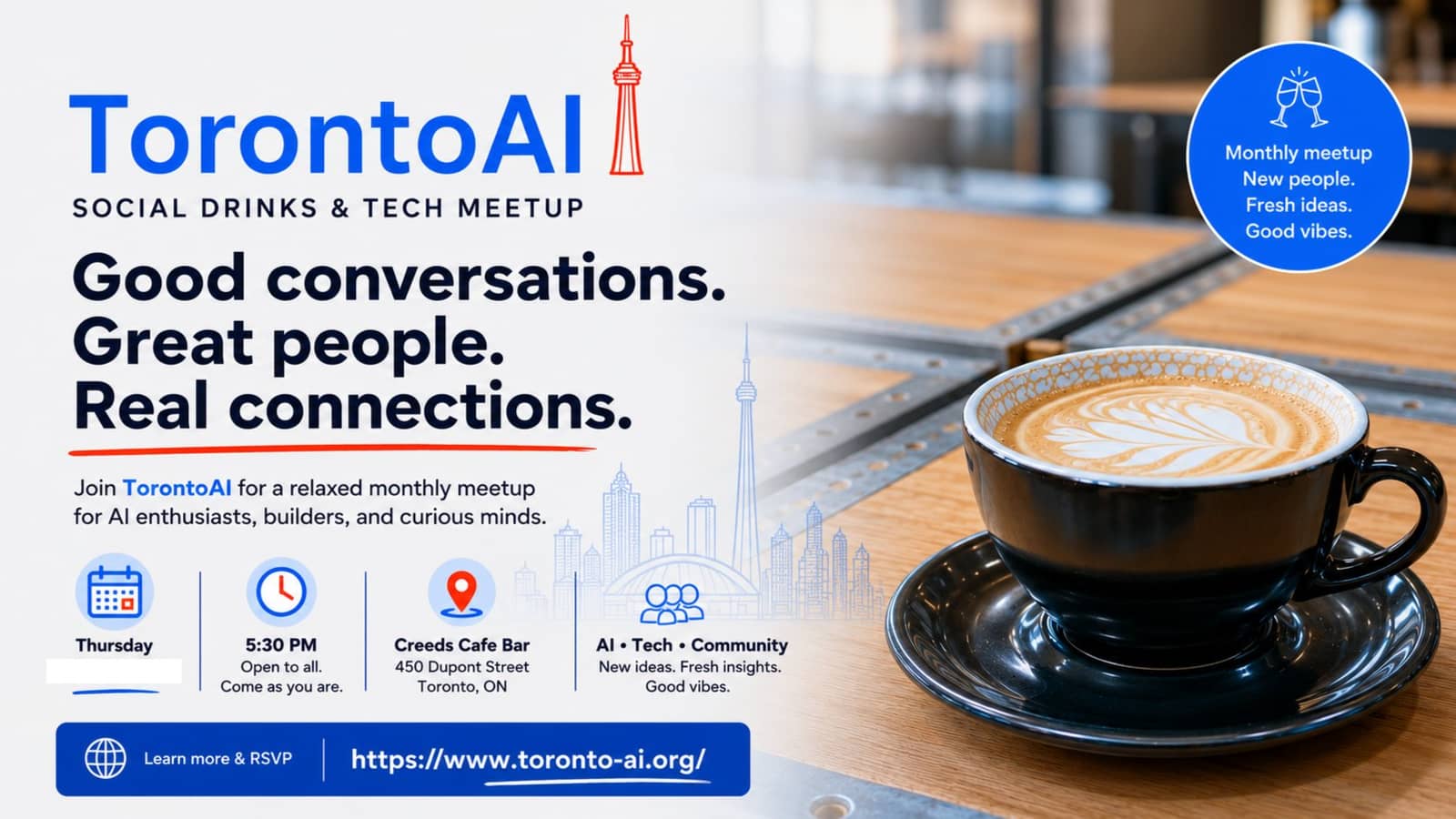 TorontoAI Monthly Social Drinks