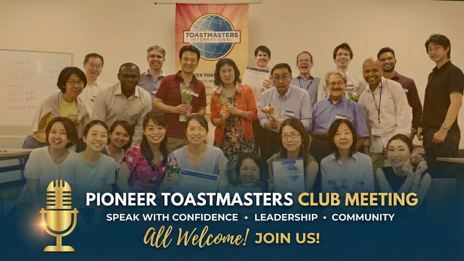 Pioneer Toastmasters: Fun Public Speaking & Leadership Training