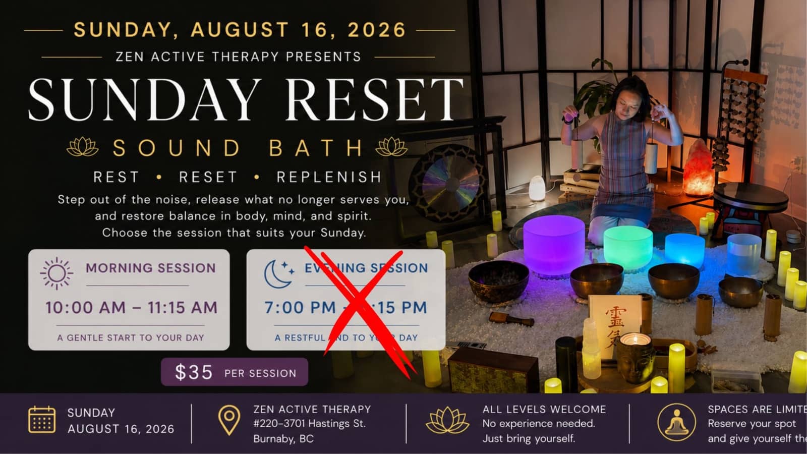 Sound Bath & Reiki Healing: Morning Session