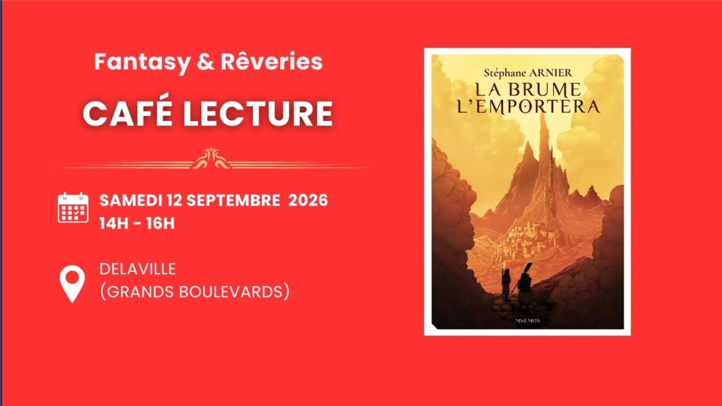 Café lecture - La brume l'emportera de Stéphane Arnier