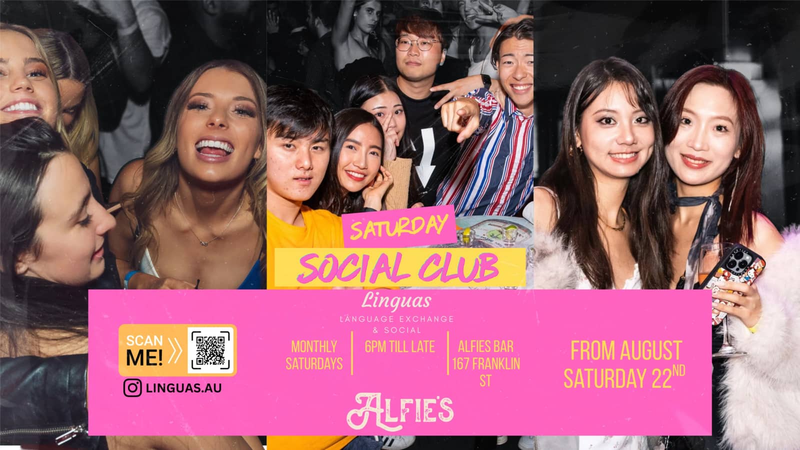 Saturday Social Club at Alfie's bar