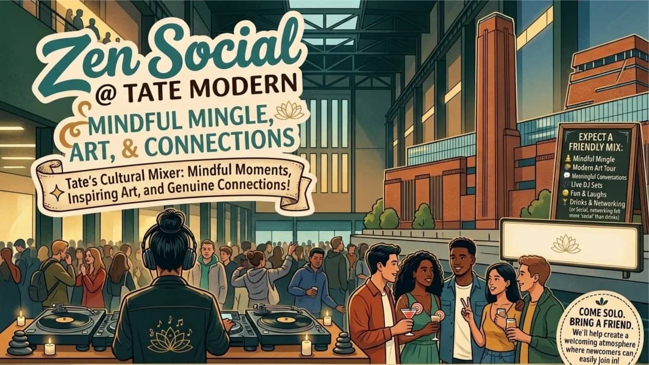 Zen Social @ Tate Modern Friday Late, DJ, Events, Activities, Performances! 🎨🎶