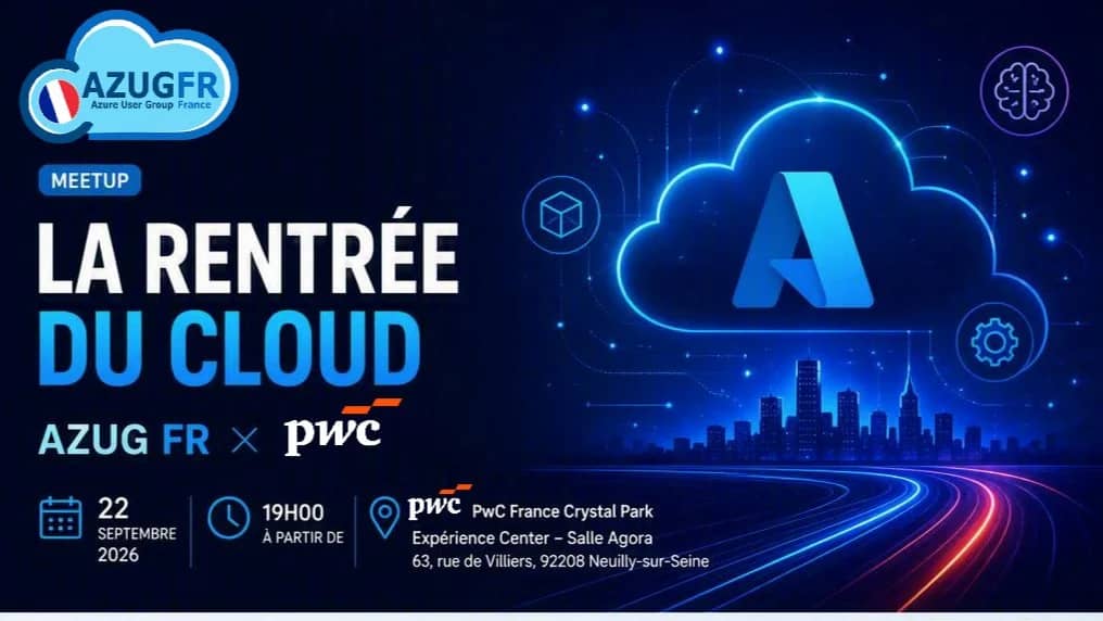 The Return of the Cloud with AZUG FR and PwC!