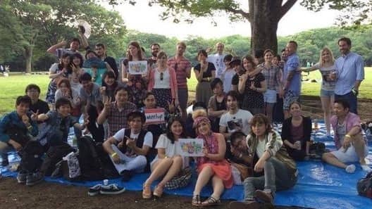 🌼 International Fun Picnic 🍬Free Drinks & Snacks🥤 Harajuku 国際交流ピクニック 原宿 🌞